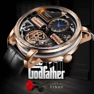 PINDU Watch New TOP Men Mechanical Watch Godfather Fashionable Classic Series 45.5MM Wristwatches Men M2791B
